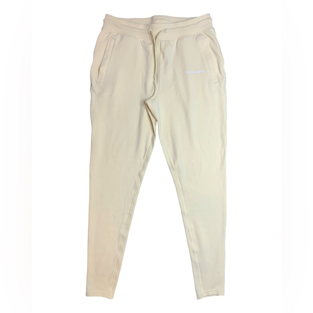 Alphalete Womens Size XL Yellow Joggers Sweatpants Drawstring AL20-1128